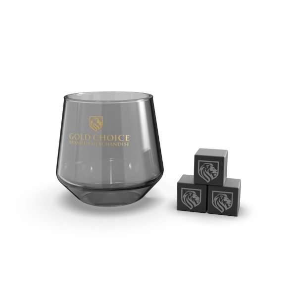 Whiskey Glass & Ice Stones Gift Set - Image 2